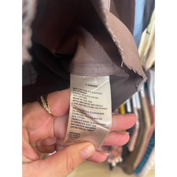 L’AGENCE Janelle Slim Raw Jacket – Medium (NWT) - Picture 7 of 8